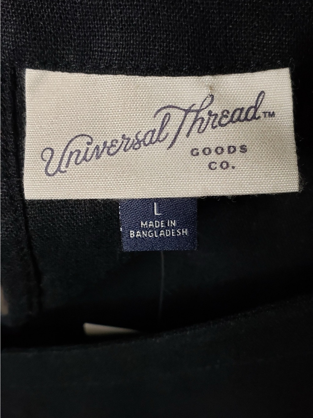 Universal Thread Black Button-Side Tank Top - Picture 7 of 8